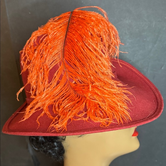 Vintage Bollmam & Company Feather Wool Hat - Picture 7 of 15